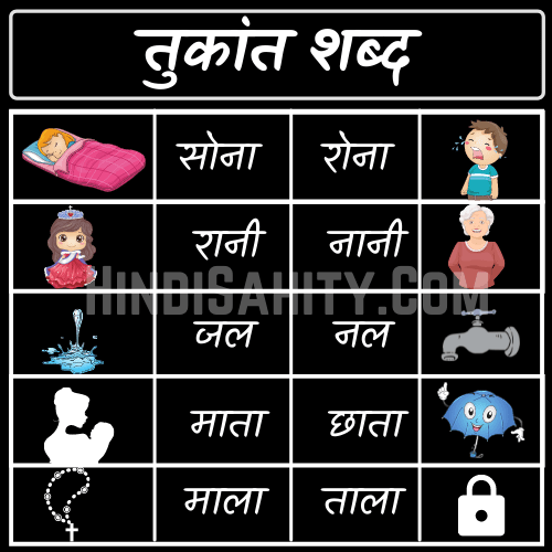 तुकांत शब्द तुकांत शब्द