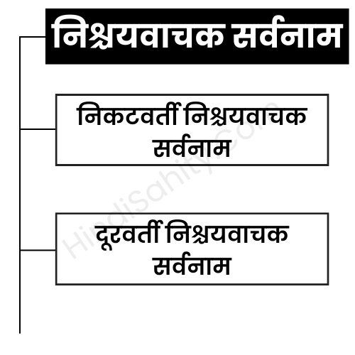 निश्चयवाचक सर्वनाम के भेद